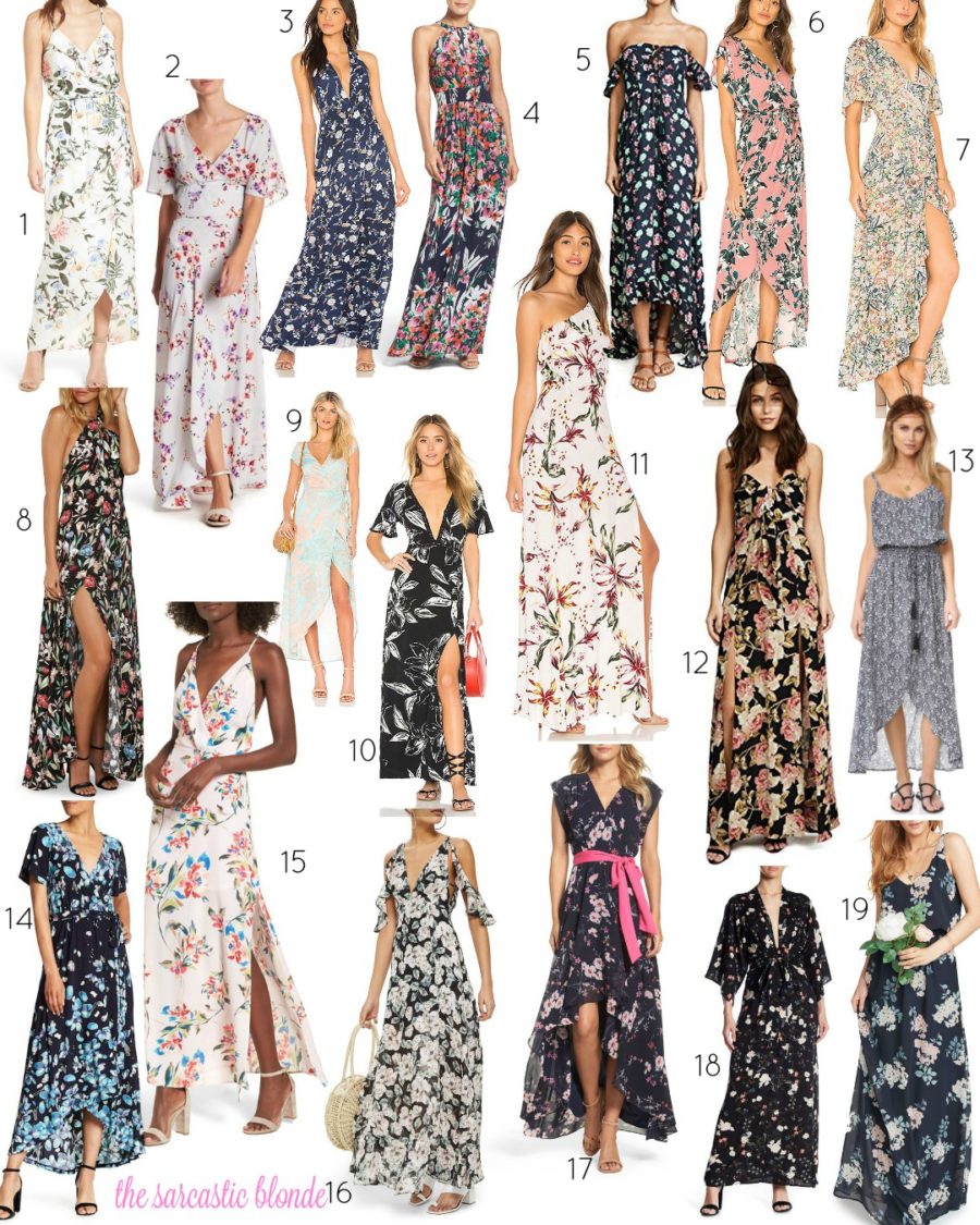 :: Wish List Wednesday : Maxi Dresses :: - The Sarcastic Blonde